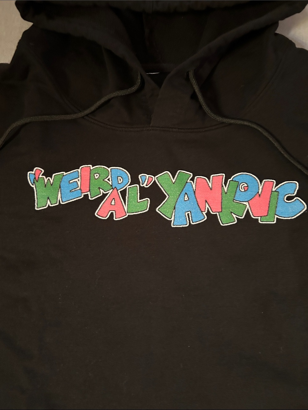Weird Al Yankovic Black Graphic Hoodie